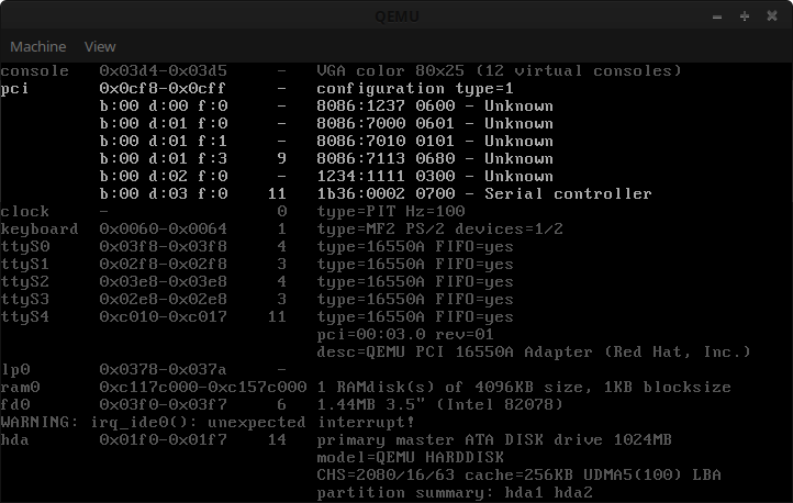 New PCI messages during kernel boot up